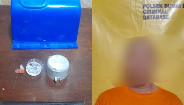 Curi Meteran Air PDAM, Renol Diamankan Tim Opsnal Polsek Dumai Barat
