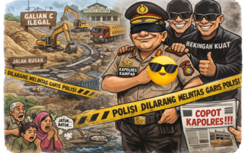 Kampar Darurat Galian C Ilegal! Aktivis Desak Polda Riau dan Kapolri Copot Kapolres Kampar