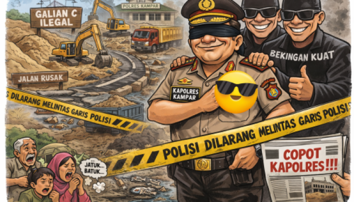 Kampar Darurat Galian C Ilegal! Aktivis Desak Polda Riau dan Kapolri Copot Kapolres Kampar