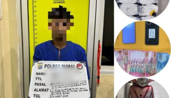 Bawa Sabu 10 Kg, Pria Asal Jawa Tengah Diamankan Satres Narkoba Polres Dumai