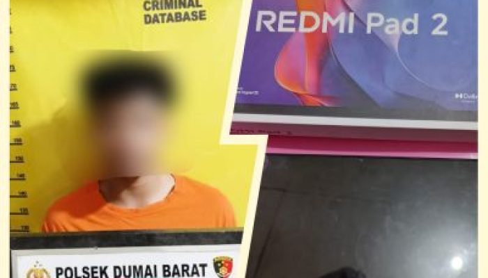 Polsek Dumai Barat Berhasil Ungkap Kasus Pencurian Handphone dan Tablet