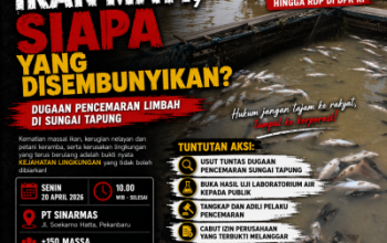 Kematian Ikan Berulang, AMAR Ancam Kepung Isu ke DPR RI: Cabut Izin atau Gelombang Aksi Membesar