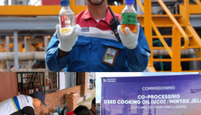 Pertamina Patra Niaga Kilang Dumai Bersiap Produksi SAF Lewat Persiapan Sarfas Pengolahan Minyak Jelantah, Cikal Bakal Ekonomi Berkelanjutan Lewat JELMA