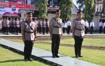 Kapolres Pasbar Pimpin Upacara Pelantikan Kasatreskrim dan Sertijab Kapolsek Pasaman