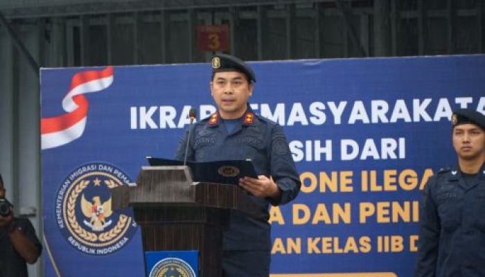 Rutan Dumai Gelar Ikrar Bersih dari Handphone Ilegal, Narkoba, dan Penipuan