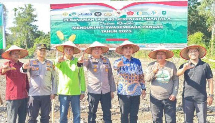 Polsek Bengkalis Tunjukkan Komitmen dan Mensukseskan Program Ketahanan Pangan Nasional 2026 di Kabupaten Bengkalis