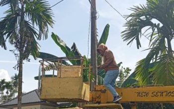 Lampu Jalan di Ganting Damai Sempat Mati, Dishub Kampar Bergerak Cepat Lakukan Perbaikan