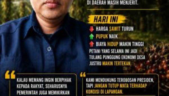 Pemuda Kampar Kritik Kebijakan Ekspor Sawit, Sanusi: Jangan Rakyat Kecil Dijadikan Tumbal Eksperimen Negara