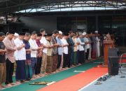 Penuh Khidmat, Rutan Dumai Gelar Sholat Idul adha dan Penyembelihan Hewan Kurban
