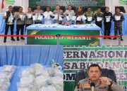 Wakapolda Riau Pimpin Konferensi Pers Pengungkapan 27 Kg Sabu Jaringan Internasional di Polres Meranti