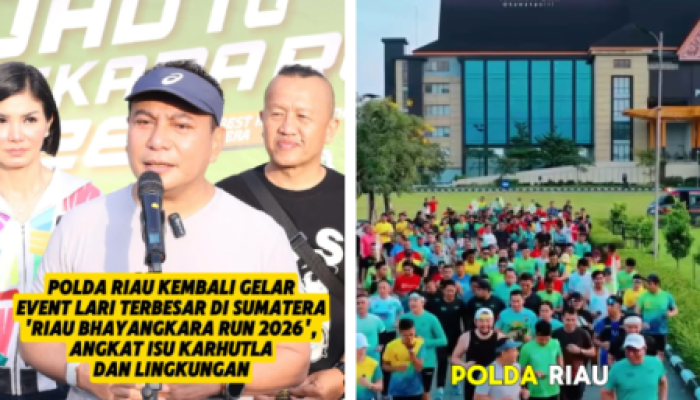 Polda Riau Kembali Gelar Event Lari Terbesar di Sumatera ‘Riau Bhayangkara Run 2026’, Angkat Isu Karhutla dan Lingkungan