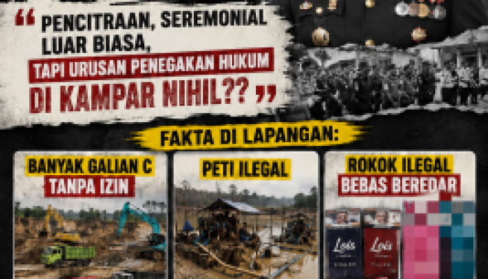 Seremonial dan Pencitraan Luarbiasa !!! Perusakan Lingkungan di Kampar Kian Parah, Kinerja Kapolres Jadi Sorotan Tajam