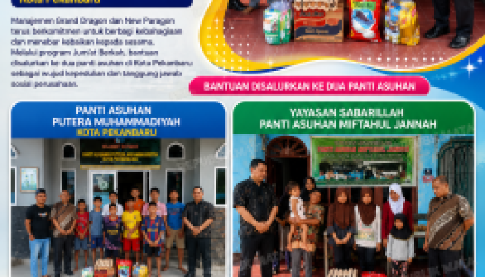 Jum’at Berkah Penuh Cinta, Grand Dragon & New Paragon Buktikan Kepedulian Nyata