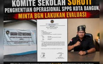 Komite Sekolah Soroti Penghentian Operasional SPPG Kota Bangun, Minta BGN Lakukan Evaluasi