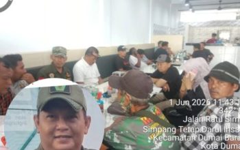 Anjaswara,S.psi ketua DPC Himpunan putra putri keluarga angkatan darat (HIPAKAD).kota Dumai Mengadakan Cofe Break