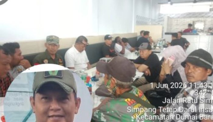 Anjaswara,S.psi ketua DPC Himpunan putra putri keluarga angkatan darat (HIPAKAD).kota Dumai Mengadakan Cofe Break
