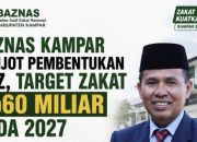 BAZNAS Kampar Genjot Pembentukan UPZ, Target Zakat Rp60 Miliar pada 2027