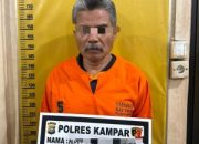 Polres Kampar Tangkap Pensiun PNS Terkait Kasus Pencabulan Pada Anak Usia 7 Tahun