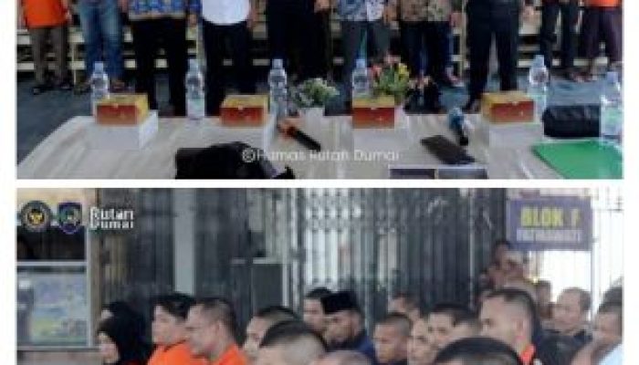 Rutan Dumai dan Posbakumadin Berikan Penyuluhan Hukum Kepada Warga Binaan
