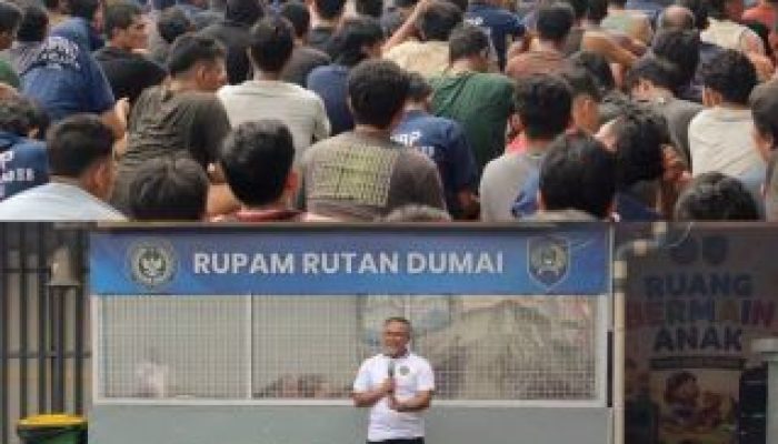 Tekankan Kebersihan dan Ketertiban, Karutan Dumai Beri Penguatan kepada Warga Binaan