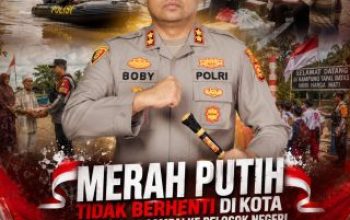 Semarakkan HUT Kemerdekaan ke-81, Polres Kampar Gelar Ekspedisi Merah Putih Presisi di Tanjung Belit Selatan