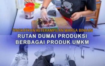 Tingkatkan Pembinaan Keterampilan Warga Binaan, Rutan Dumai Produksi Berbagai Produk UMKM