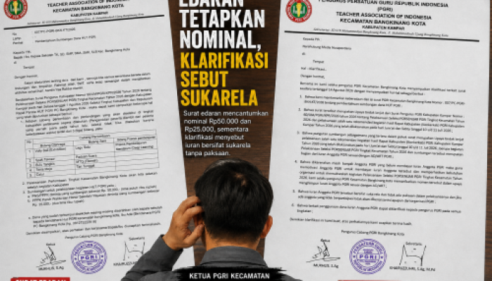 Konfirmasi Kedua Dilayangkan, PGRI Bangkinang Kota Diminta Buka-bukaan soal Iuran PORSENIJAR