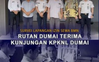 Survei Lapangan Izin Sewa BMN, Rutan Dumai Terima Kunjungan KPKNL Dumai