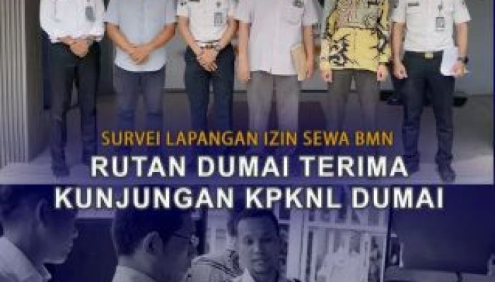 Survei Lapangan Izin Sewa BMN, Rutan Dumai Terima Kunjungan KPKNL Dumai