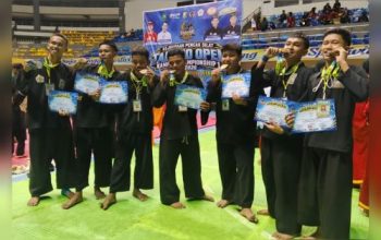 Tampil Perdana Langsung Berprestasi, PSHT Rayon Buana Bawa Pulang 15 Medali dari Tabano Open Kampar