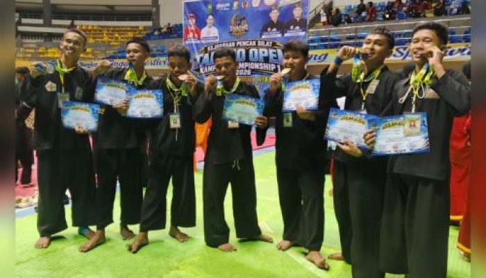 Tampil Perdana Langsung Berprestasi, PSHT Rayon Buana Bawa Pulang 15 Medali dari Tabano Open Kampar